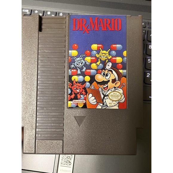018-025 Dr Mario NES Cartridge Authentic Nintendo Game Combine Ship - Picture 1 of 6